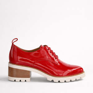 BRESLEY DAYA RED CRINKLE PAT