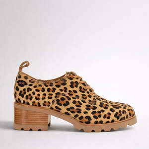 Dress Shoes: BRESLEY DAYA LEOPARD PONY