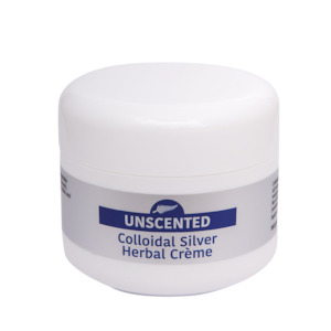 Colloidal Silver Cremes: Unscented Colloidal Silver Herbal Crème