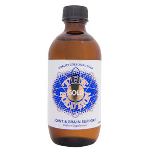 Colloidal Gold: The Gold Solution - 200ml Colloidal Gold