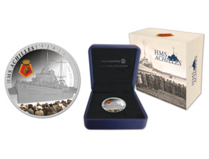 Products: HMS Achilles Coin 2014. - colonialcollectables buying and selling coins medals banknotes Colonial Collectables.com