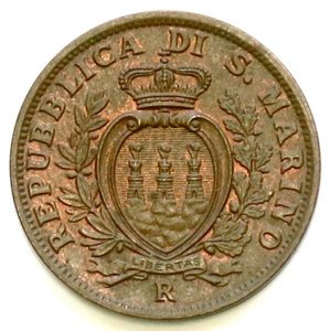 San Marino 5 Centesimi 1938 - colonialcollectables buying and selling coins meda&hellip;