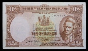 Products: Ten Shillings 2J, Hanna, aUNC. - colonialcollectables buying and selling coins medals banknotes Colonial Collectables.com