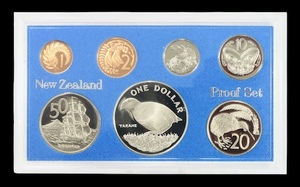 Products: Proof 1982 'Takahe' coin set. - colonialcollectables buying and selling coins medals banknotes Colonial Collectables.com