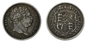 Products: George III, 1820 Shilling. Sold. - colonialcollectables buying and selling coins medals banknotes Colonial Collectables.com
