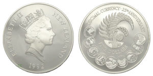 25th Anniversary 5 Dollars Proof. - colonialcollectables buying and selling coin&hellip;