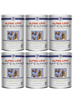 6 x Alpha Lipid Lifeline Colostrum 450gr Powdered Drink - Colostrum New Zealand