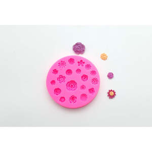 Moulds: 19 pc Floral Silicone Mould