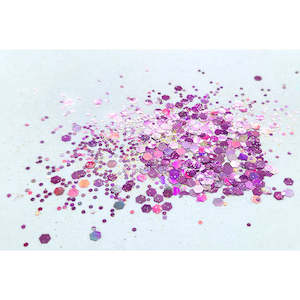 Glitter: Chunky Mix Glitter  - Princess Pink