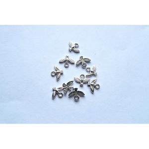 Discontinued: Mini Bird Charm - Gold & Silver - 10pcs