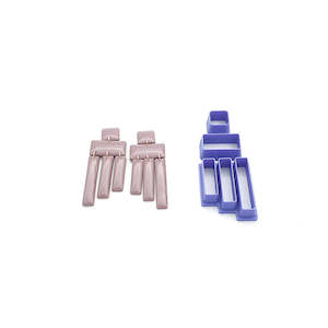 Dangle Cutter Sets: 60. 3 Stepped Rectangle Dangle Cutter Set - 3pc
