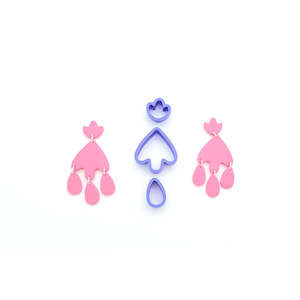 Dangle Cutter Sets: 57. Petal Arrow Dangle Cutter Set - 3 pc