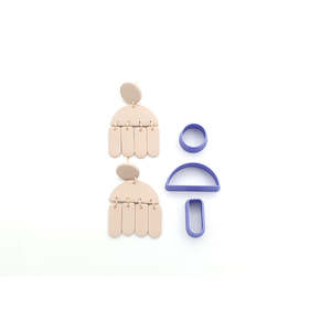 51. Half Circle Dangle Cutter - 3 pc set