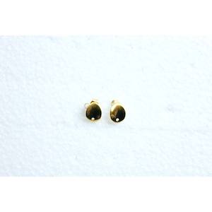 Curved Oval Gold Stainless Steel - 10pc