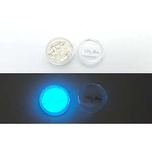 GLOW IN THE DARK Mica Powder - Sky Blue