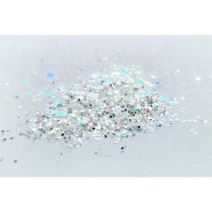 Chunky Mix Glitter  - Ice White
