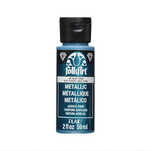 Folk Art Acrylic Metallic Paint - Blue Topaz