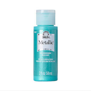 Folk Art Acrylic Metallic Paint - Aquamarine