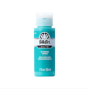 Folk Art Acrylic Matte Paint - Turquoise