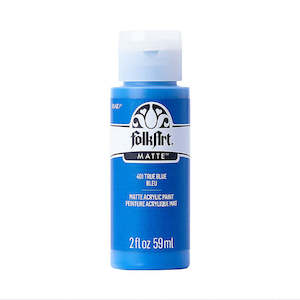 Paint Matte Acrylic: Folk Art Acrylic Matte Paint - True Blue