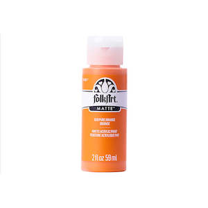 Folk Art Acrylic Matte Paint - Pure Orange