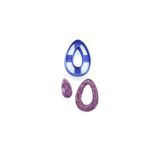 Donut: 94. Teardrop Donut Cutter - 2 sizes