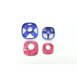 Donut: 89. Rounded Square Mini Donut Cutter - 2 sizes