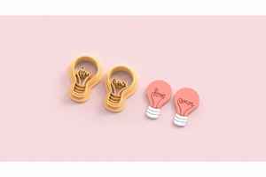 VDAY'26 - 8. Lightbulb Hearts Detail Cutter - 2 pc set