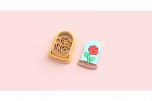 VDAY'26 - 6. Rose Under Glass Heart Detail Cutter