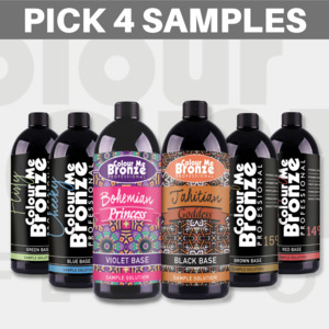 Products: 4 SAMPLES - PICK YOUR SAMPLES - Colour Me Bronze New Zealand