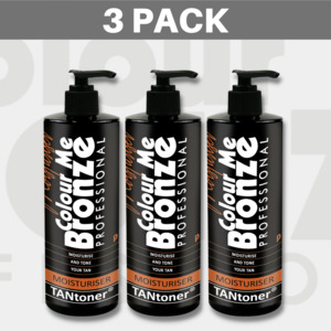 TANtoner® MOISTURISER - 3 PACK - Colour Me Bronze New Zealand