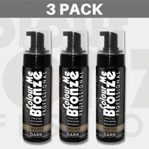 SELF TANNING MOUSSE - 3 PACK - Colour Me Bronze New Zealand