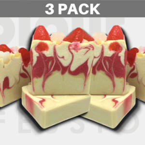 TANsafe SOAP (CHAMPAGNE & STRAWBERRIES) – 3 PACK - Colour Me Bronze New Zealand