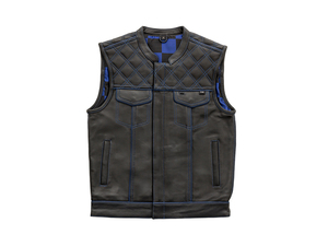 First Manufacturing Blue Checker Vest - Colton's Motor Vehicle Company LtdColton&hellip;