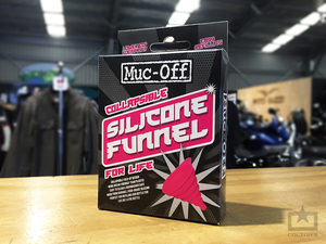 Products: Muc-Off Collapsible Silicone Funnel - Colton's Motor Vehicle Company LtdColton's Motor Vehicle Company