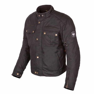 Merlin Barton II Traditional Wax Jacket - Black - Colton's Motor Vehicle Company&hellip;