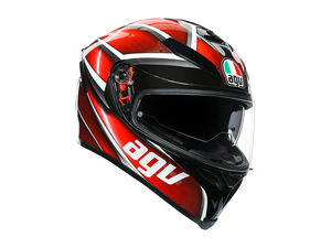 Products: AGV K5 Helmet - Tempest Black/Red - Colton's Motor Vehicle Company LtdColton's Motor Vehicle Company