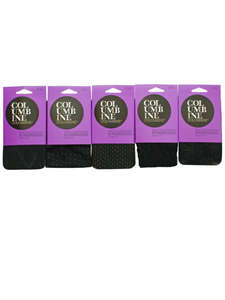 Products: Women's Pretty PLUS Patterned Kneehigh's Assorted 5 Pair Pack Columbine