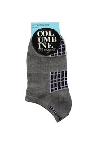 Products: Women's Check Footbottom Cotton Sports Liner Columbine
