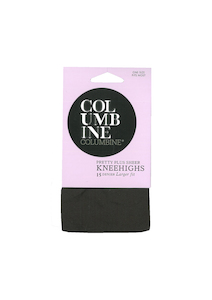 Women's 15 Denier PLUS Sheer Kneehigh Columbine