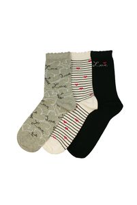 Products: Women's Love Heart Crew 3 Pair Pack Columbine