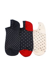 Women's Triangles Cotton Low Cut Liner 3 Pair Pack Columbine