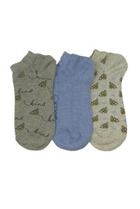 Products: Women's Bee Kind Cotton Liner 3 Pair Pack Columbine