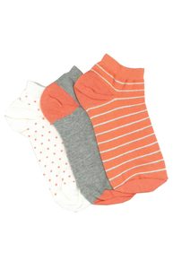 Products: Women's Glitter Detail Cotton Liner 3 Pair Pack Columbine