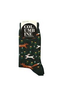 Products: Women's Fox & Hare Cotton Crew Columbine