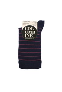Products: Women's Stripe Merino Comfort Top Crew Columbine