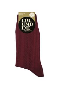 Women's Chunky Cable Merino Crew Columbine