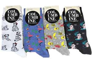 Women’s Cotton Sock 4 Pair Pack Columbine