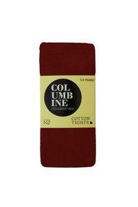 Children's Plain Cotton Tights Columbine
