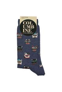 Products: Women's French Cats Cotton Crew Columbine